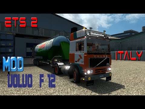 Rodando no mapa Itália com caminhão Volvo F12 - ETS 2