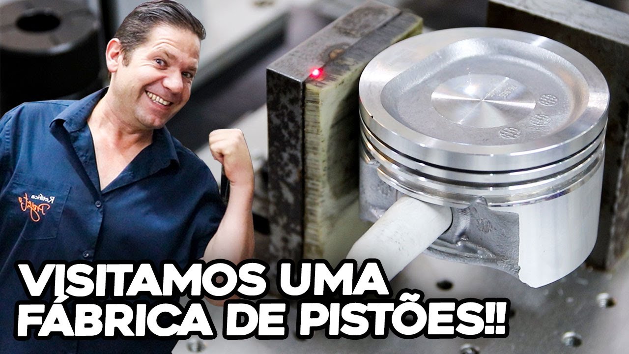 PROCESSO DE FABRICAÇÃO DE PISTÕES EM UMA FÁBRICA DE PRIMEIRO MUNDO!!😱🔥 Feat. FRENOBRAS