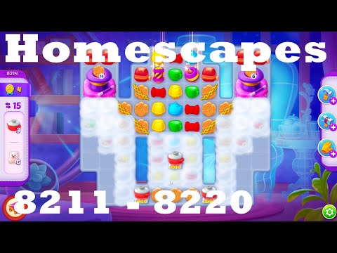 Homescapes Level 8211 - 8220 HD Walkthrough | 3 - match game | gameplay | android | ios | pc | app