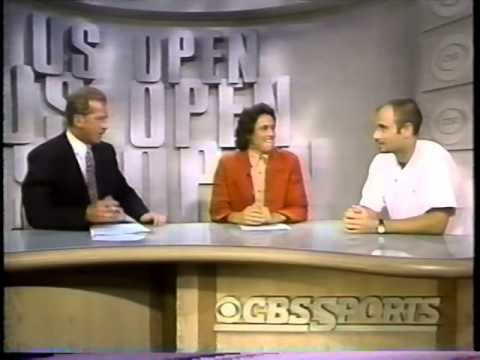 US Open 1995 Highlight show second round Agassi Seles