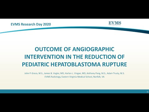 Thumbnail image of video presentation for Outcome of Angiographic Intervention in the Reduction of Pediatric Hepatoblastoma Rupture