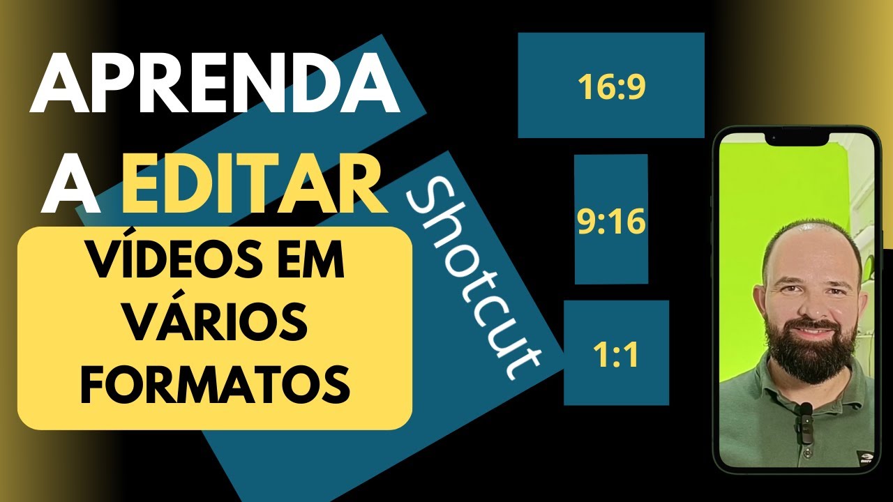 COMO EDITAR em VÁRIOS FORMATOS no SHOTCUT