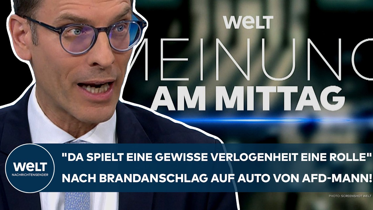 AFD: Brandanschlag! "Egal, welcher Partei er angehört, das darf es in Deutschland nicht geben!"