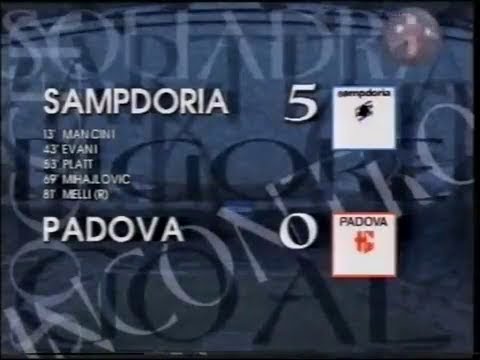 1994-95 (1a - 04-09-1994) Sampdoria-Padova 5-0 Gol 90°Minuto Rai