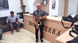 Jerry Popolo bocchino sax tenore Lebayle camera Jazz hard rubber - Inghilterra strumenti musicali