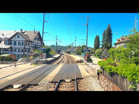 ★ 4K 🇨🇭 Zug - Affoltern am Albis - Zürich Altstetten, cab ride Switzerland [06.2021]