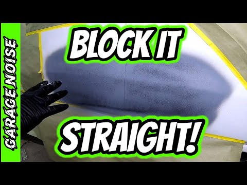 How to block primer. diy auto body, sanding primer