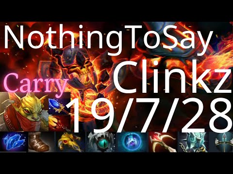 NothingToSay carry Clinkz vs Yopaj Tinker, palos Bounty Hunter, LC - landslide - track then - dota2