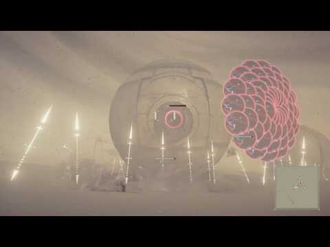 Nier Automata PS4 Hegel Boss Battle Desert Zone (A2) Very Hard No Damage No Commentary