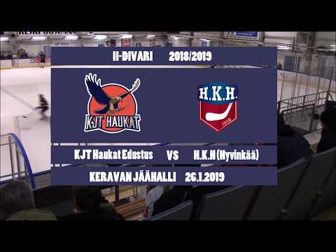 KJT Haukat Edustus - H.K.H(Hyvinkää) | Maalikooste | 26.1.2019 | Keravan Jäähalli