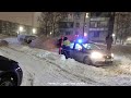 RUSSIAN POLICE Renault Logan Police Registration Of A Drunk Driver Arrest Of The Violator S Car
