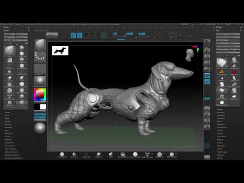 Zbrush Hard Surface techniques tutorial