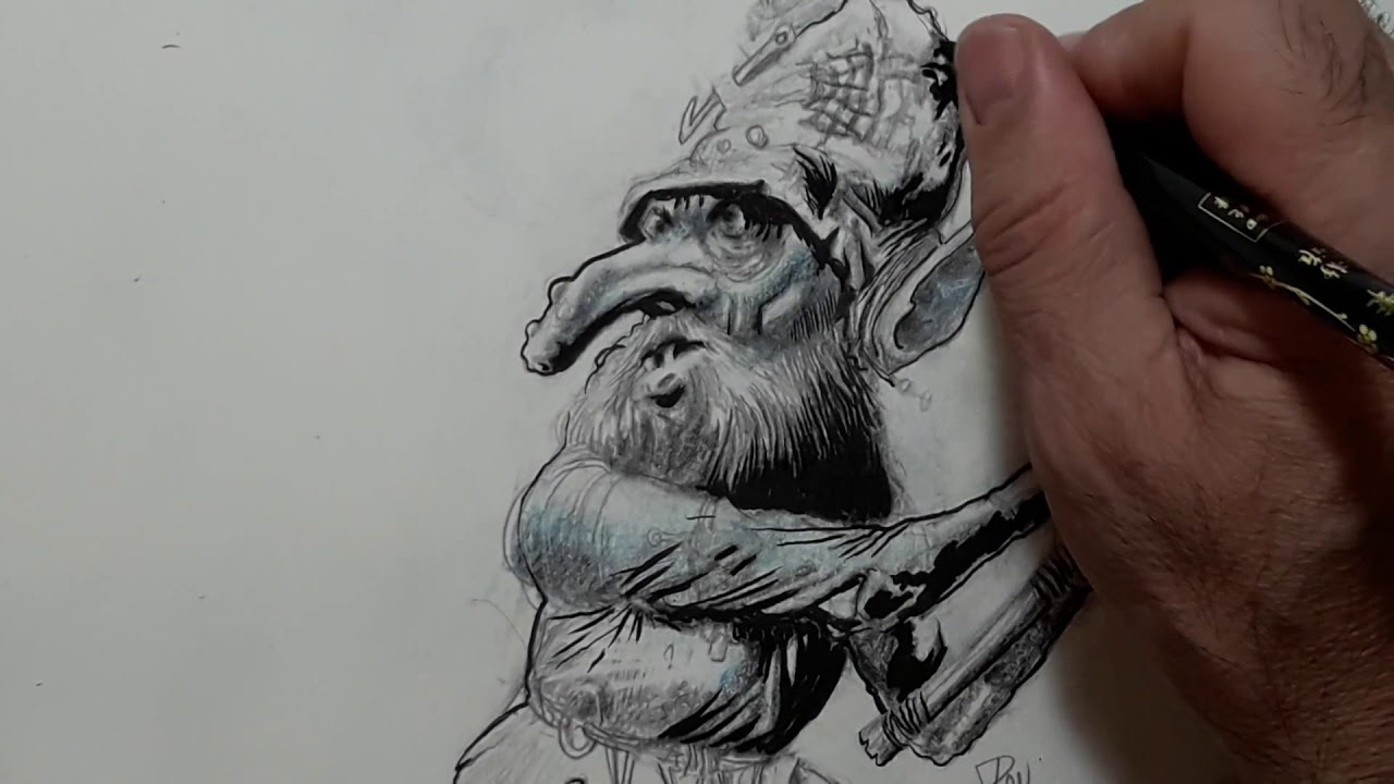 como dibujar un duende paso a paso/How to draw elf