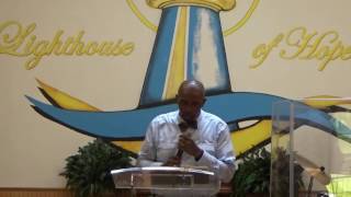 Pastor B. Thompson, LHOHC - God stooped down to give us grace. 2