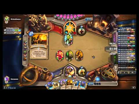[Hearthstone] Secret Paladin (No LoE) vs Top 30 Legend with Aggro Shaman