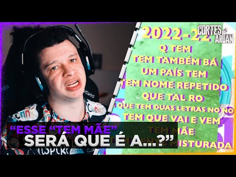 ARUAN REAGE AO ENIGMA DO BONINHO - Cortes do Aruan