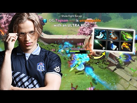 Topson Blink Dagger MORPHLING - EZ 17 KILLS in 25 MINS GAME! DOTA 2
