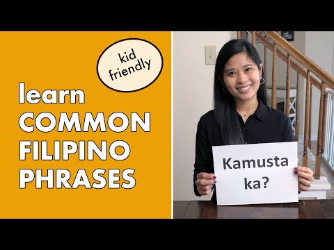 Learn Common Filipino Phrases | Tagalog Lesson for Kids | How to Speak Tagalog | Filipino Language