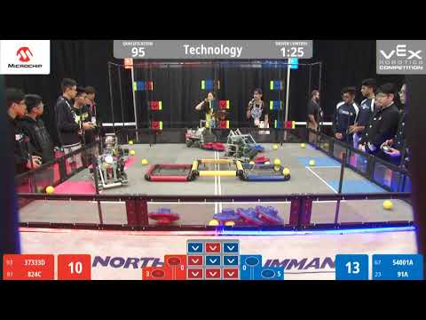 2019 VEX Worlds Technology Division Match Q95
