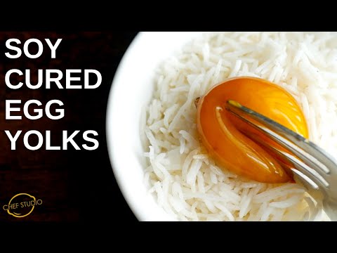 Soy Cured Egg Yolks