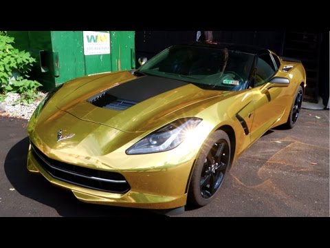 MY NEW GOLD CORVETTE STINGRAY!