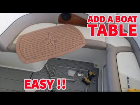 Add a TABLE to YOUR BOAT - Wonderful Upgrade to Any Boat