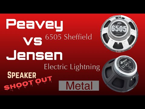 Peavey 6505 vs Jensen Electric Lightning Speakers