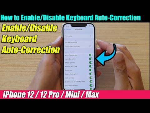 iPhone 12/12 Pro: How to Enable/Disable Keyboard Auto-Correction