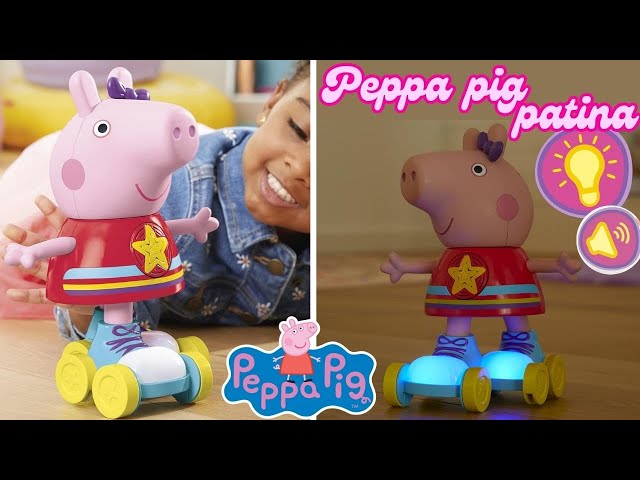Vídeo relacionado con Hasbro Peppa Pig Peppa en la Ciudad Set de Juego para Niñas y Niños con Pista Ajustable, 1 vehículo y 1 Figura, con Sonido, para niños y niñas a Partir de 3 años de Edad