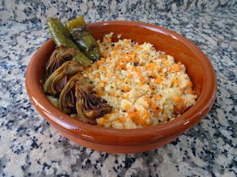 Salteado de coliflor y zanahoria