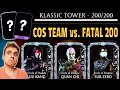 MK Mobile Circle Of Shadow Team Vs FATAL Klassic Tower Battle 200 Was It A MISTAKE