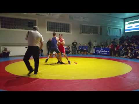 07.12.19 SV Fahrenbach vs. RWG - 75kg Gr-Röm: Gheorghe Cojocori vs Jan Fischer