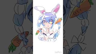 #イラスト #ぺこらーと #ibispaint #兎田ぺこら #メイキング #描いてみた