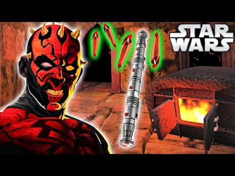 How Darth Maul BUILT His RARE Lightsaber (Animated) - Star Wars Explained