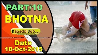 (1) Bhotna (Barnala) Kabaddi Tournament 10 Oct 2015