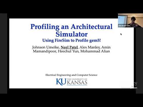 Profiling an Architectural Simulator - 1st FireSim/Chipyard Workshop @ ASPLOS 2023