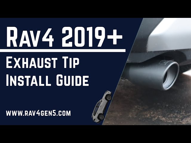 How to change exhaust tips on Toyota RAV4 | Carguideinfo.com