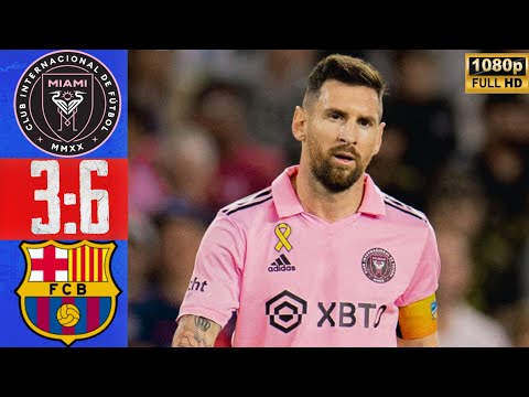 Inter Miami vs Barcelona 3-6 - Messi vs Lewandowski - All Macht & Highlights