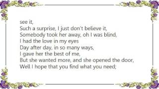 Chris de Burgh - I Had the Love in My Eyes Lyrics