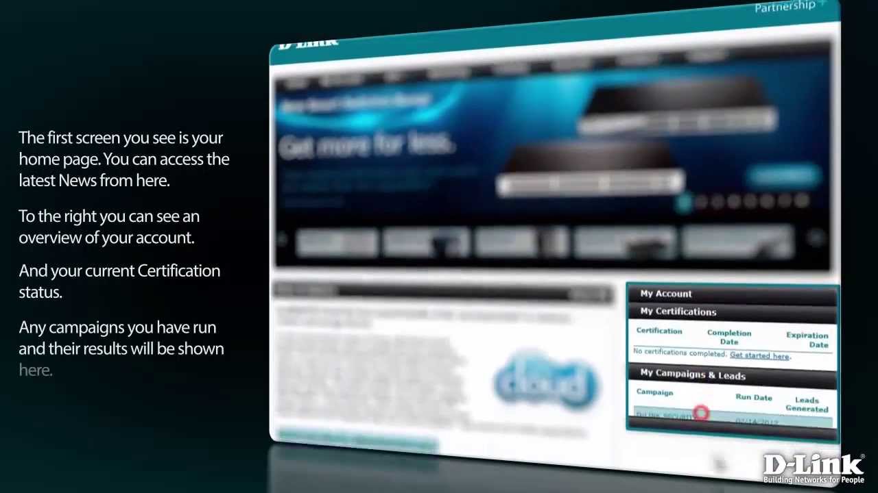 D-Link Partner Portal Video Guide