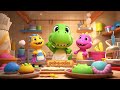 Pat a Cake Dino Bake | Fun Dinosaur Nursery Rhyme | Educational Kids Songs