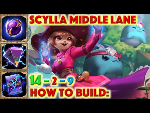 SMITE: HOW TO BUILD SCYLLA - Scylla Mid Build + Gameplay + Guide (Smite Season 7 Conquest)