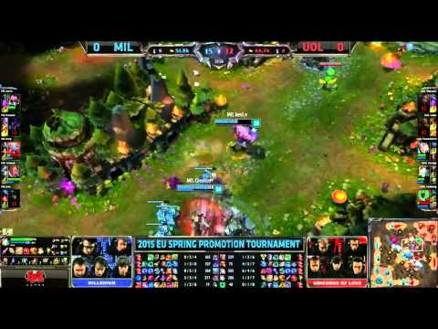 MIL Kerp Fizz VS UOL Powerofevil Ahri Game 1 Highlights   2015 EU LCS Spring Promotion