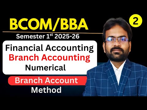 Financial Accounting Syllabus 2025 26 BCom 1st Year Semester 1st CWG for BCOM