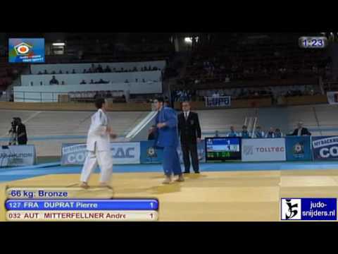 Judo 2010 World Cup Vienna: Pierre Duprat (FRA) - Andreas Mitterfellner (AUT) [-66kg] bronze.