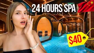 This is CHEAPER than a hotel! | 24h spa in Chengdu, China