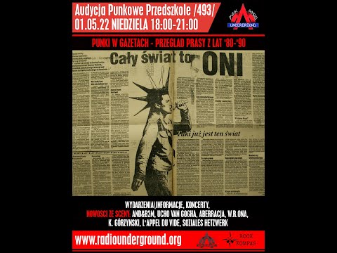 Audycja Punkowe Przedszkole (493) - Punki w gazetach: Przegląd prasy z lat '80-'90
