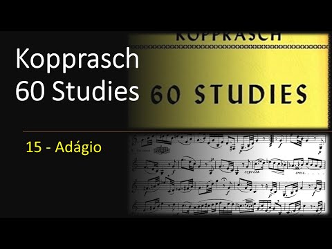 🎺🎺Kopprasch 60 Studies for Trumpet  - 15 Adágio
