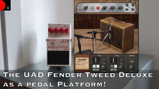 Video thumbnail for UAD Fender '55 Tweed Deluxe Plugin - A good pedal platform? by Winter’s stuff