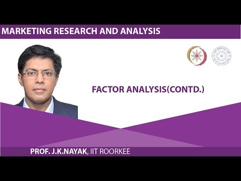 Lecture 26 Factor Analysis